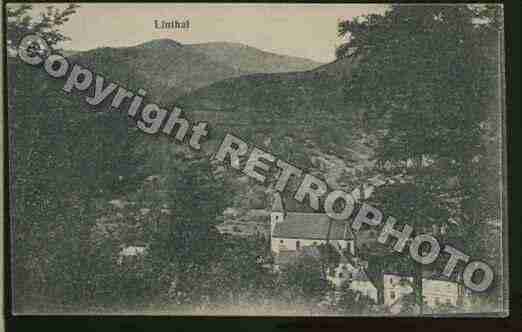 Ville de LINTHAL Carte postale ancienne