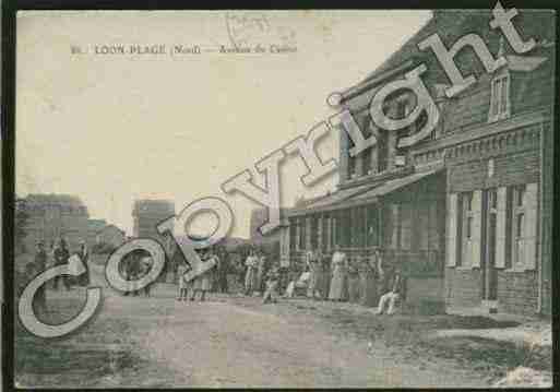 Ville de LOONPLAGE Carte postale ancienne