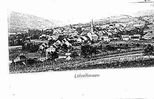 Ville de LUTZELHOUSE Carte postale ancienne