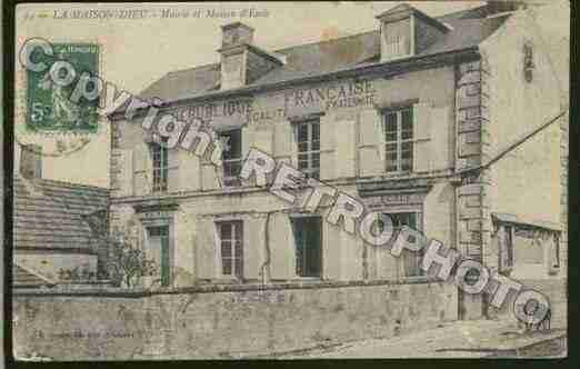 Ville de MAISONDIEU(LA) Carte postale ancienne