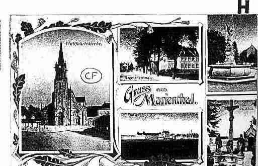 Ville de MARIENTHAL Carte postale ancienne