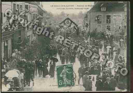 Ville de MELESURSARTHE(LE) Carte postale ancienne