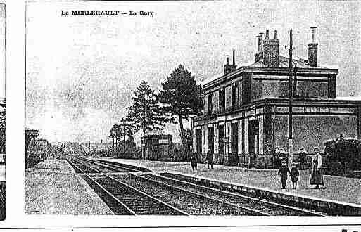 Ville de MERLERAULT(LE) Carte postale ancienne