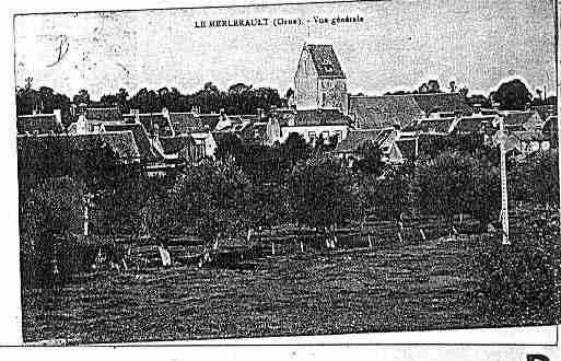 Ville de MERLERAULT(LE) Carte postale ancienne