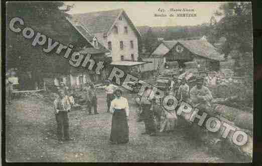 Ville de MERTZEN Carte postale ancienne