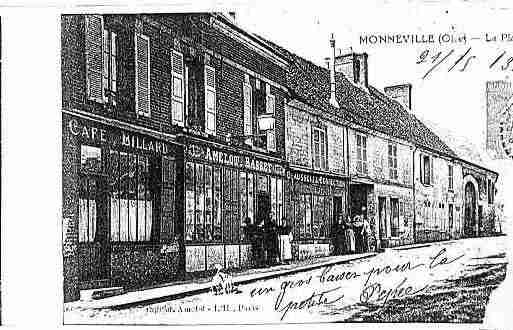 Ville de MONNEVILLE Carte postale ancienne