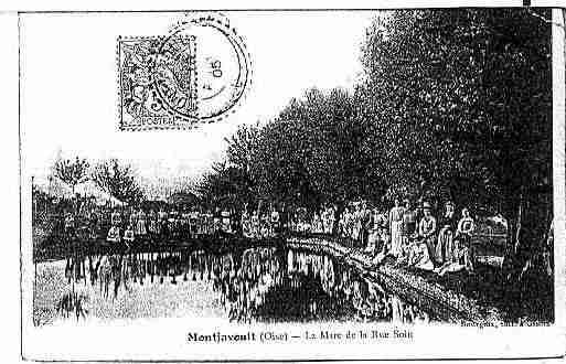 Ville de MONTJAVOULT Carte postale ancienne