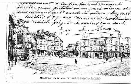 Ville de NEUILLYENTHELLE Carte postale ancienne