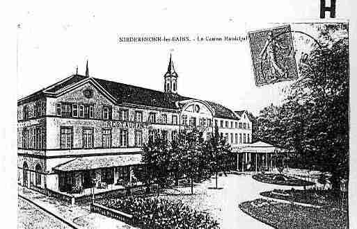 Ville de NIEDERBRONNLESBAINS Carte postale ancienne