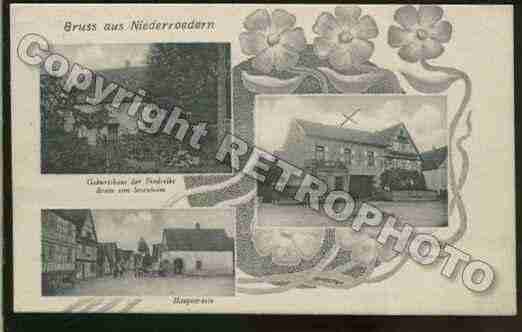 Ville de NIEDERROEDERN Carte postale ancienne