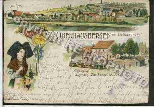 Ville de OBERHAUSBERGEN Carte postale ancienne