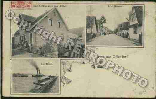 Ville de OFFENDORF Carte postale ancienne