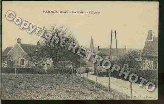 Ville de PARNES Carte postale ancienne