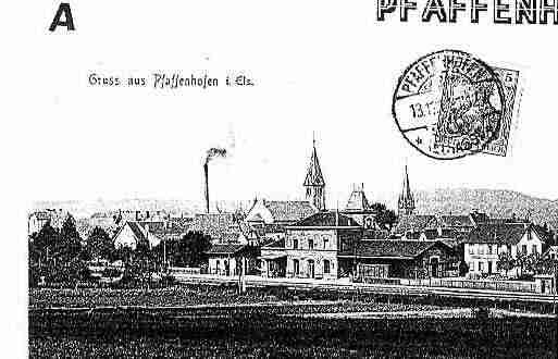 Ville de PFAFFENHOFFEN Carte postale ancienne