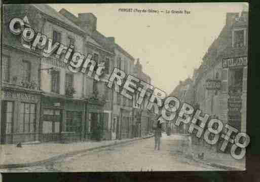 Ville de PIONSAT Carte postale ancienne