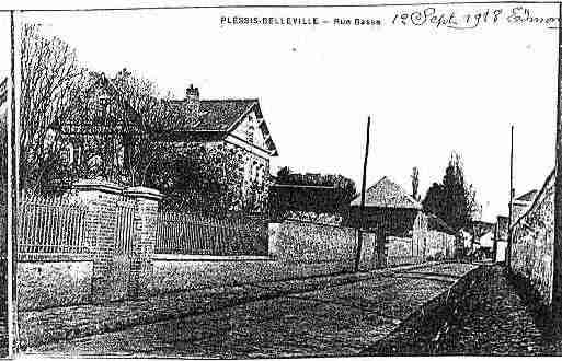 Ville de PLESSISBELLEVILLE(LE) Carte postale ancienne