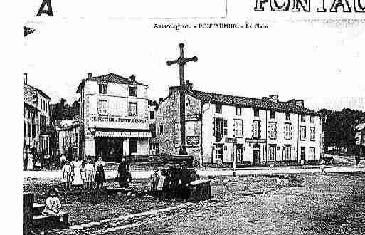 Ville de PONTAUMUR Carte postale ancienne