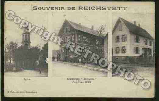 Ville de REICHSTETT Carte postale ancienne