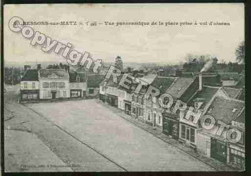 Ville de RESSONSSURMATZ Carte postale ancienne