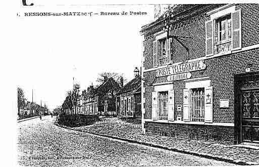 Ville de RESSONSSURMATZ Carte postale ancienne