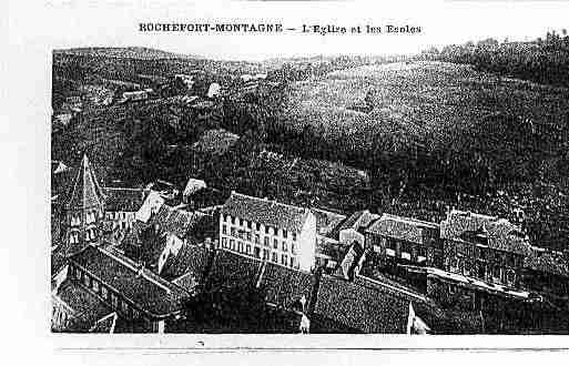 Ville de ROCHEFORTMONTAGNE Carte postale ancienne