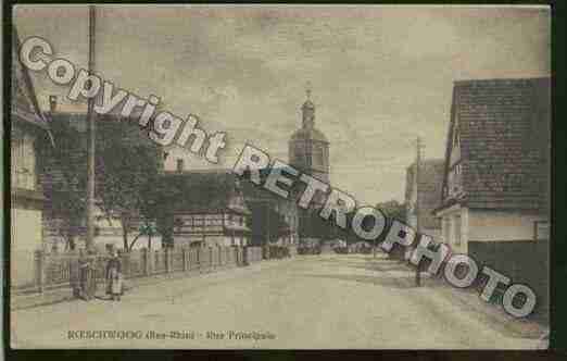 Ville de ROESCHWOOG Carte postale ancienne