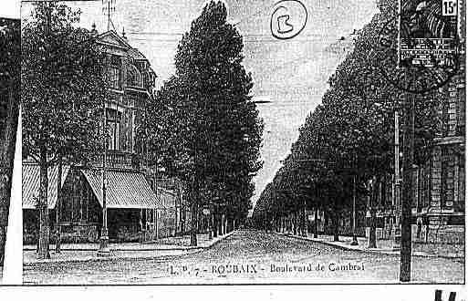 Ville de ROUBAIX Carte postale ancienne