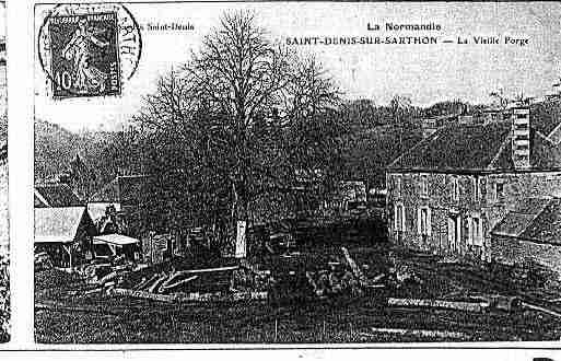 Ville de SAINTDENISSURSARTHON Carte postale ancienne