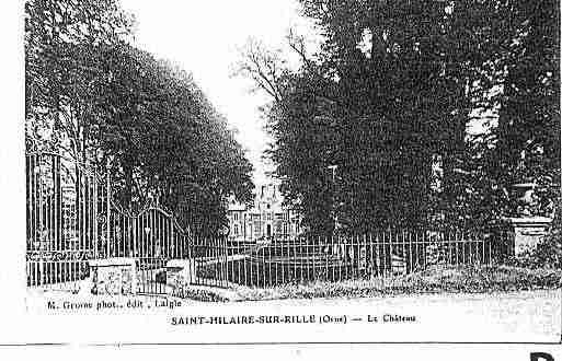 Ville de SAINTHILAIRESURRISLE Carte postale ancienne