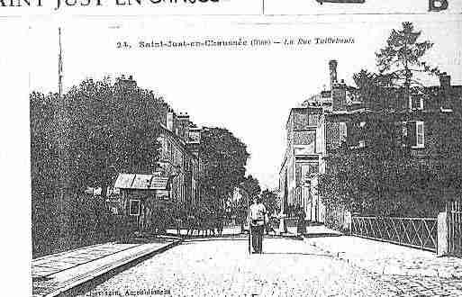 Ville de SAINTJUSTENCHAUSSEE Carte postale ancienne