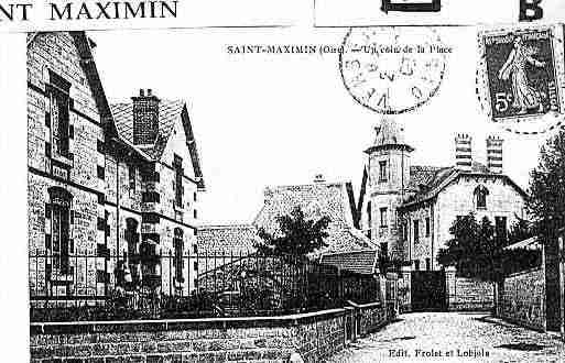 Ville de SAINTMAXIMIN Carte postale ancienne