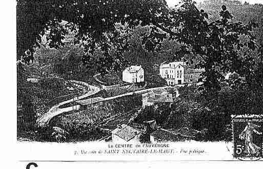 Ville de SAINTNECTAIRE Carte postale ancienne