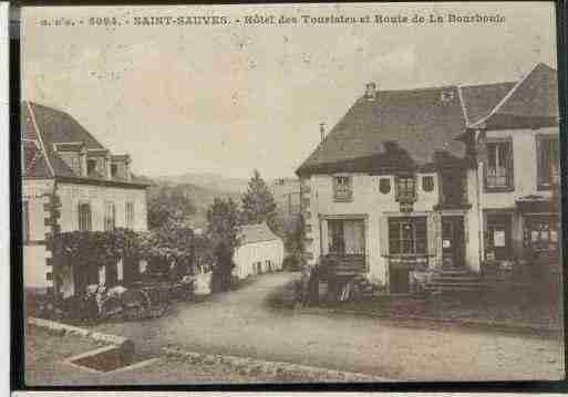 Ville de SAINTSAUVESD\'AUVERGNE Carte postale ancienne