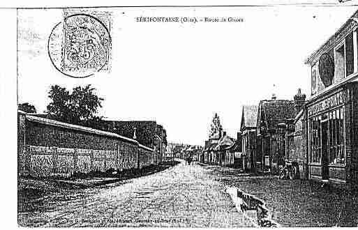 Ville de SERIFONTAINEDROITECOURT Carte postale ancienne