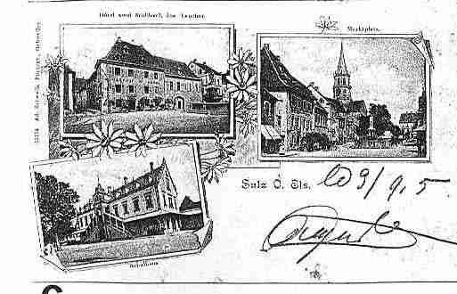 Ville de SOULTZ Carte postale ancienne