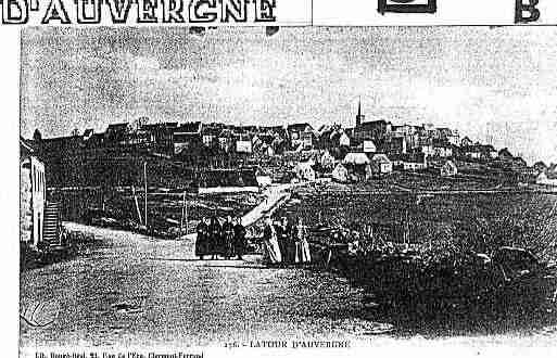 Ville de TOURD\'AUVERGNE(LA) Carte postale ancienne