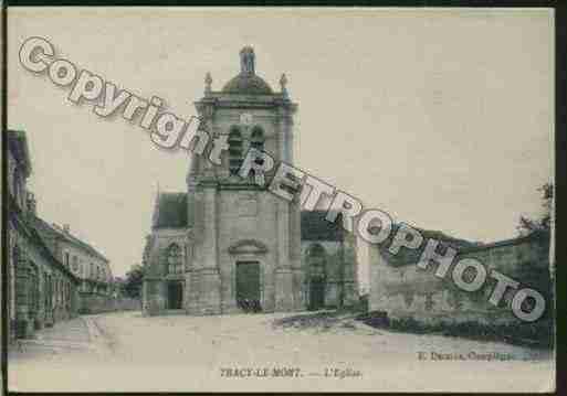 Ville de TRACYLEMONT Carte postale ancienne