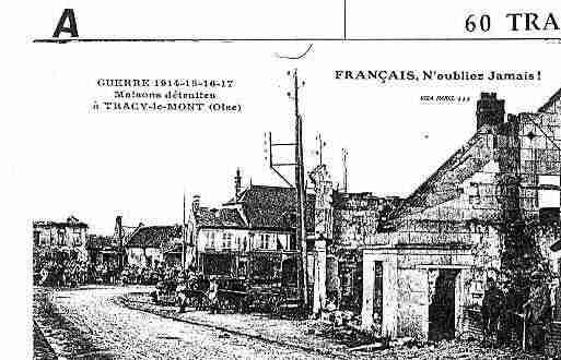 Ville de TRACYLEMONT Carte postale ancienne