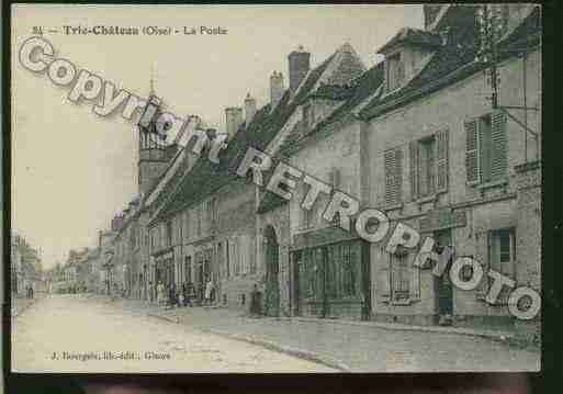 Ville de TRIECHATEAU Carte postale ancienne