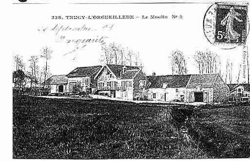 Ville de TRUCYL\'ORGUEILLEUX Carte postale ancienne