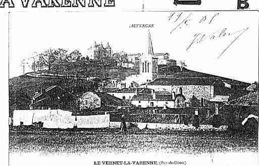 Ville de VERNETLAVARENNE Carte postale ancienne