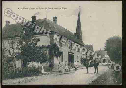 Ville de VERRIERES Carte postale ancienne