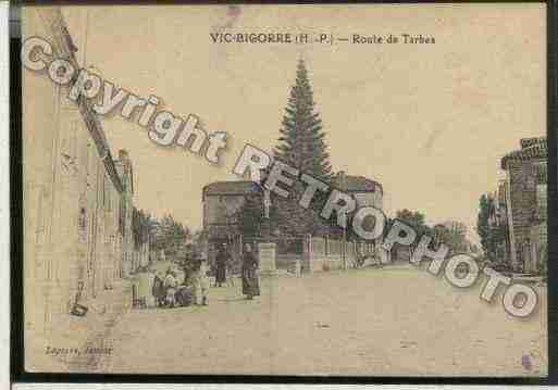 Ville de VICENBIGORRE Carte postale ancienne