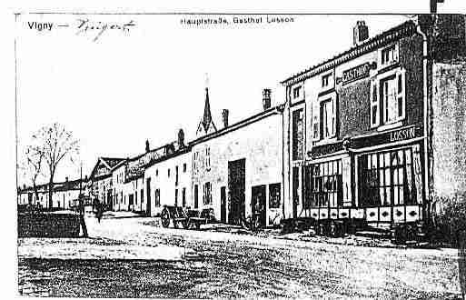 Ville de VIGNY Carte postale ancienne