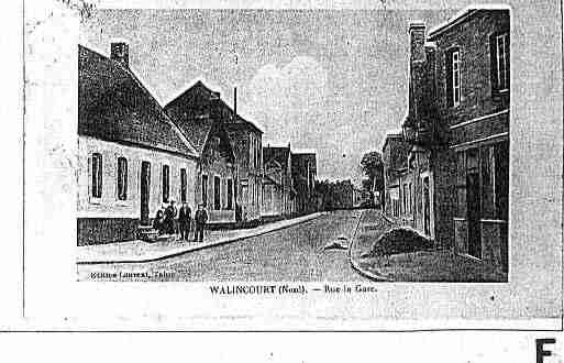 Ville de WALINCOURT Carte postale ancienne