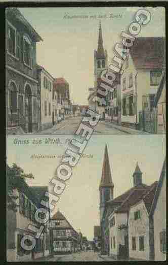 Ville de WOERTH Carte postale ancienne