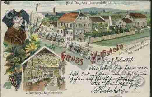 Ville de WOLFISHEIM Carte postale ancienne