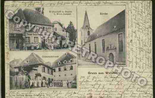 Ville de WOLXHEIM Carte postale ancienne