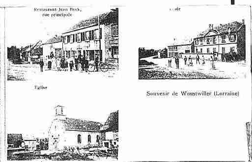 Ville de WOUSTVILLER Carte postale ancienne