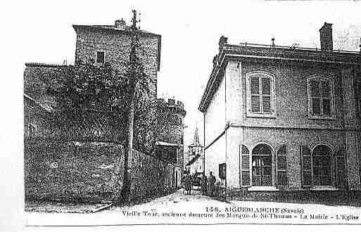 Ville de AIGUEBLANCHE Carte postale ancienne